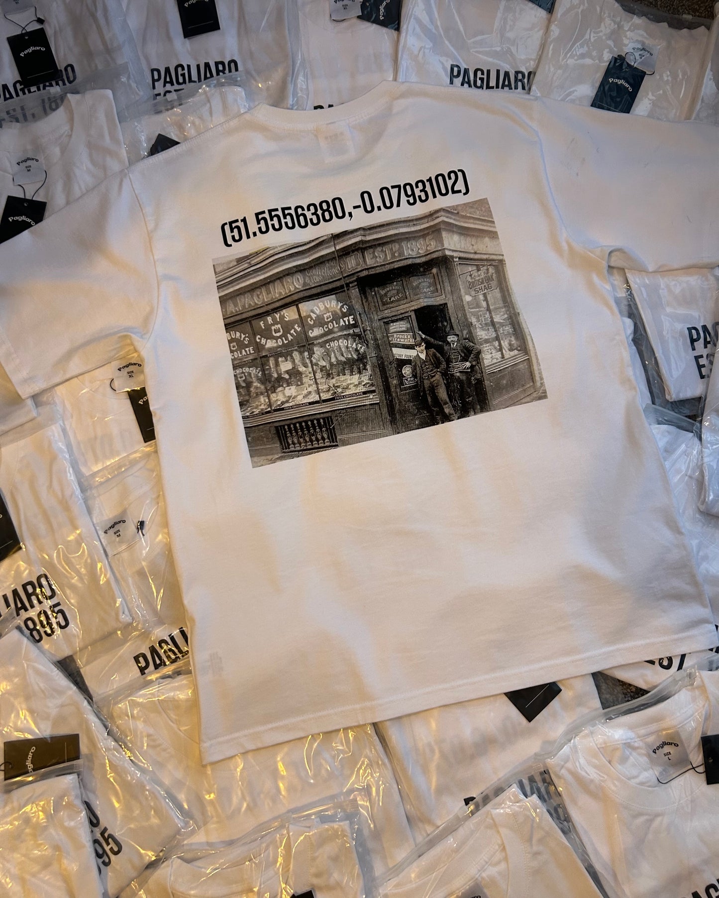 Pagliaro 'Homage' Black / White Tee