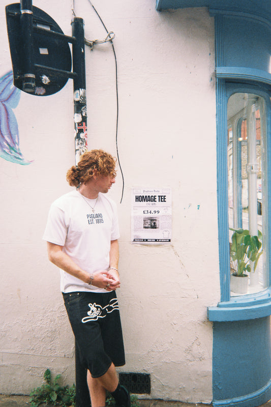 Pagliaro 'Homage' Black / White Tee